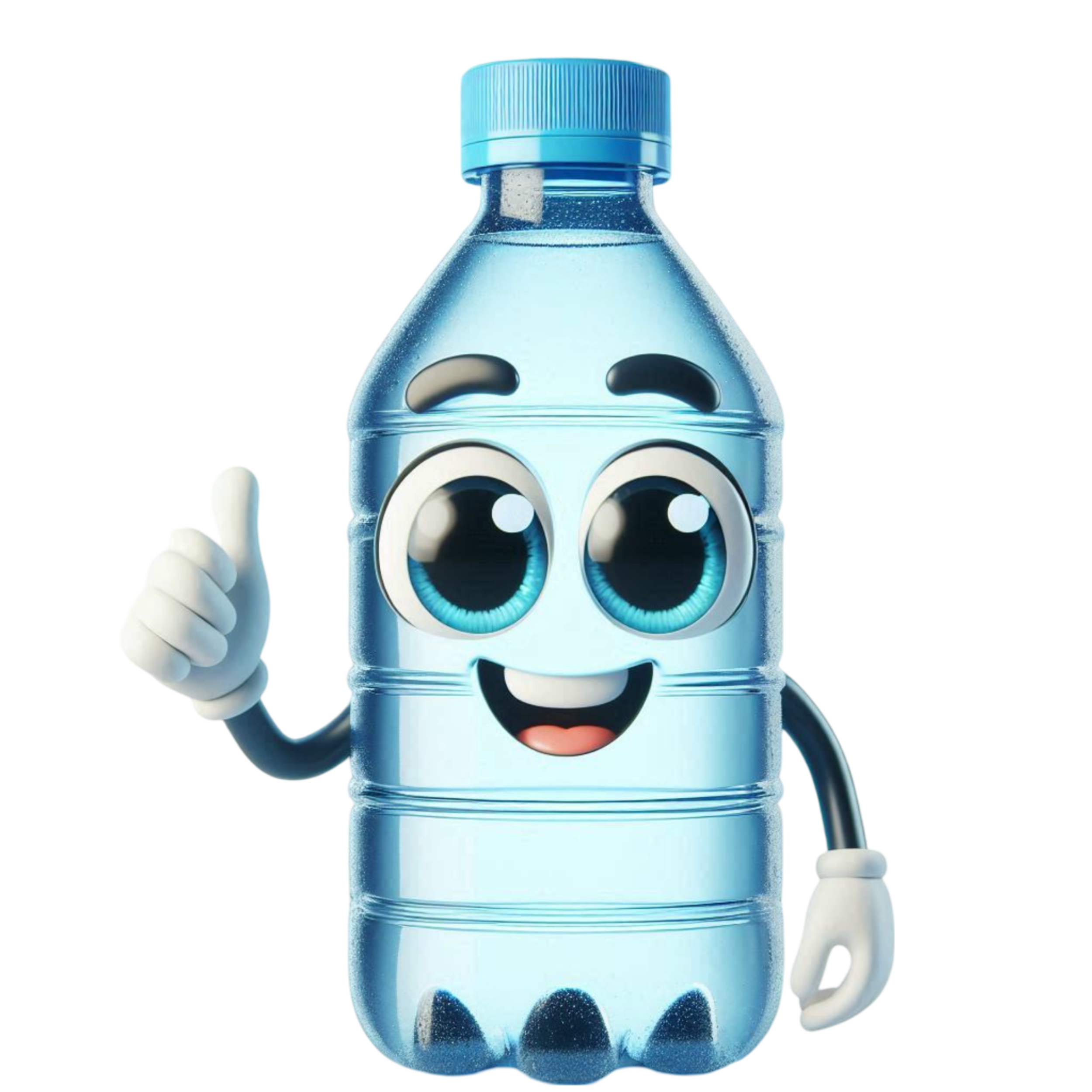 Garrafa PET pronta para reciclagem industrial